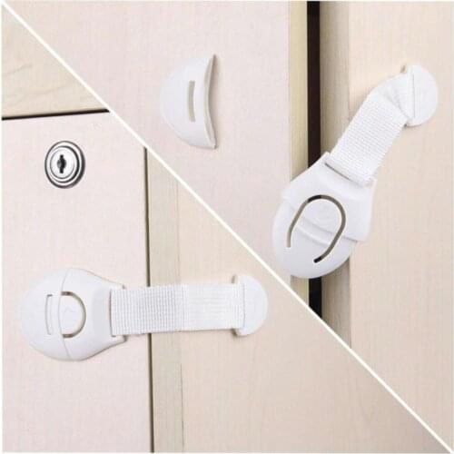 New Season 15 pec/lot children key protection child locking doors child safety plastic protection safety lock