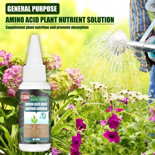 30ml Nutrient Solution Amino Acid Plant Growing Solutions Amino Acid Plant Highly Concentrated Flower Fertilizer Potted Liquid