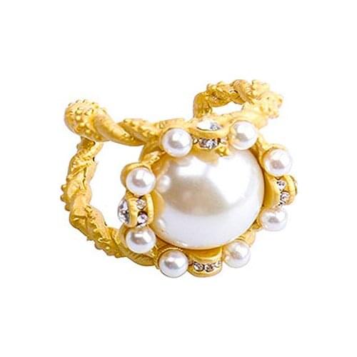 Trendy Luxury Gold Wedding Adjustable Ring for bridal girls and ladies love couple pair jewelry Women Wedding Engagement Jewelry