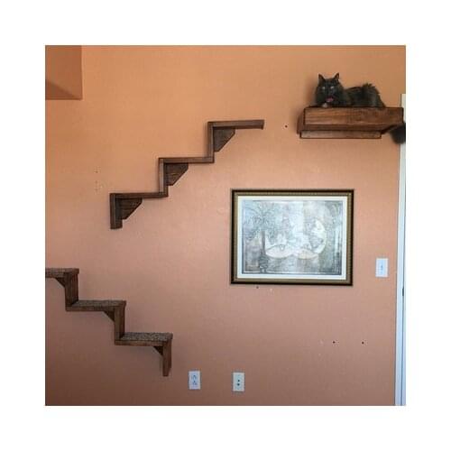 Cat Climbing Frame 3 Stairs Wall-mounted Multi-layer Cat Stairs Cat Toys Cat Climbing Ladder Cat Jumping Platform Pet Products