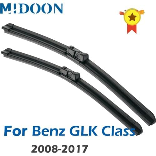 MIDOON Wiper Blades for Mercedes Benz GLK Class X204 Fit Side Pin Arms GLK 200 220 250 280 300 320 350 CDI 4Matic