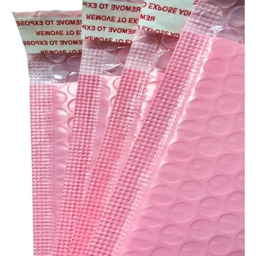 10 pcs Co-Extruded Bubble Envelope Bag Bubble Buffer Anti-fall Pe Packaging Black Plastic Waterproof Bag Protection Bag