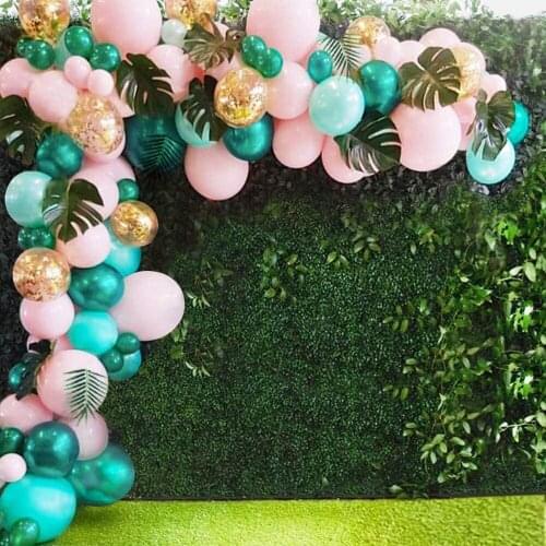 Tropical Hawaiian Balloon Garland Arch Kit Ballon Chain Baby Shower Confetti Balloon Birthday Summer Hawaii Party Decoration