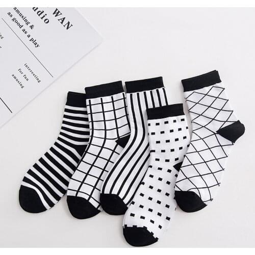 Street Style Hiphop Crew Socks Harajuku Fashion Hombre Designer Skateboard Socks Vertical Stripes High Quality Cotton Mens Sock