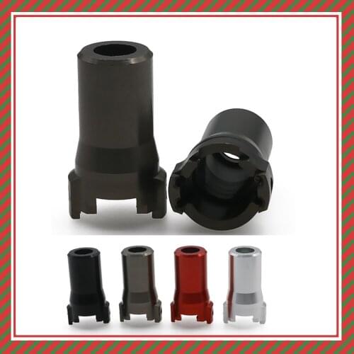 2Pcs alloy rear Axle Hub Carrier Housing End Set axle mount adapter for rc hobby model car 1:10 HPI Venture FJ Cruiser crawler