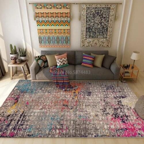 200*300cm Modern Minimalist American Color Abstract Ink Kitchen Living Room Bedroom Bedside Carpet Floor Mat Customization