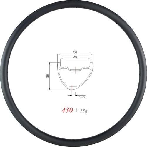 650B MTB AM ENDURO 36mm asymmetric TUBELESS carbon rim TAPELESS 28mm deep 30mm inner UD 3K 12K 24H 28H 32H 27.5er trail wheel