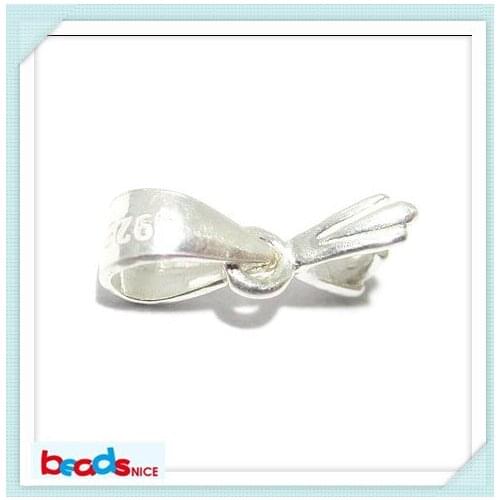 Beadsnice ID26876 unique diy silver bails of new design pattern pendant bail for her