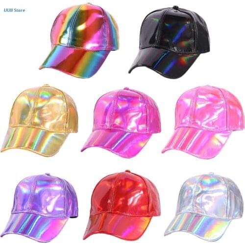 Baseball Leather Made Hats with Multiple Color Options with Pre Curved Brim for Sun Protection