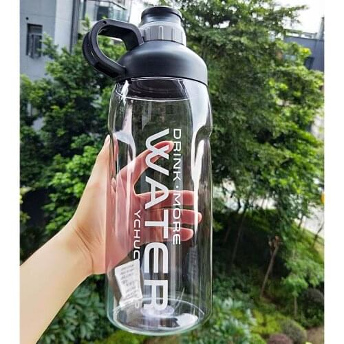 2000ml Large Capacity Water Bottles BPA Free Gym Fitness Drinking Bottle Outdoor Camping Cycling Hiking Sports Shaker Bottles