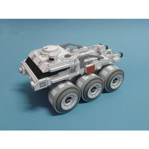 Film 2001: A Space Odyssey Moon Lunar Rover DIY Paper Model Kit Handmade Toy Puzzles