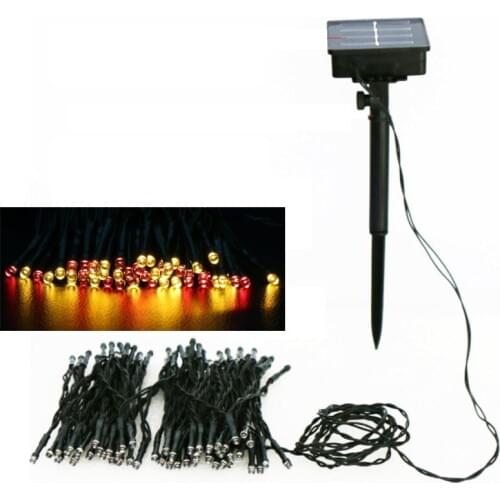 12m/100LED 22m/200LED Solar String Fairy Lights Premium Quality Waterproof Solar Power 2 Modes Lights For Garden Decoration