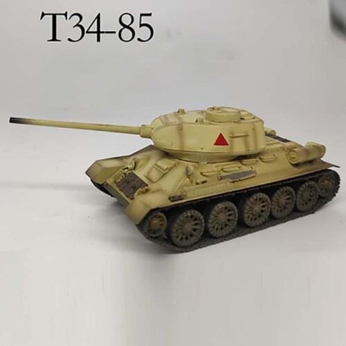 1:72 Scale Classic Soviet World War II T34 Tank Simulation Plastic Model Static Decoration Collection Souvenir Gift Hot Toys