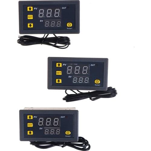 Temperature Control LED Display Thermostat With Heat/Cooling Control Instrument