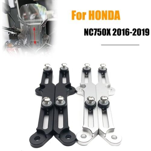 NC750X 2016 2017 2018 2019 Windscreen Adjusters Motorcycle CNC Windshield Bracket fits for HONDA NC750X NC 750X NC750 X XD/XA