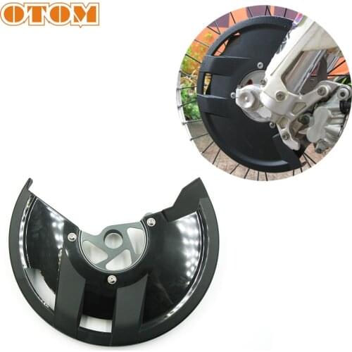 OTOM Motocross 22mm/26mm Front Disc Cover Original Design Aluminum Mounting Kit Brake Protection Lid For KTM EXC HUSQVARNA FE TX