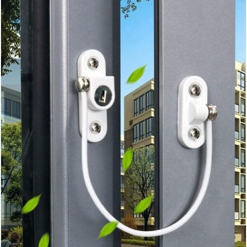Hot selling 2019 Child Cable Door Restrictor Security Lock Kids Prevent Children Falling Door Window Anti-theft Lock