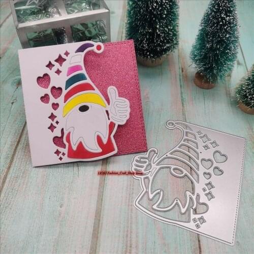 LIOJU Santa Claus metal cutting dies cut die mold frame Scrapbook paper craft knife mould blade punch stencils dies