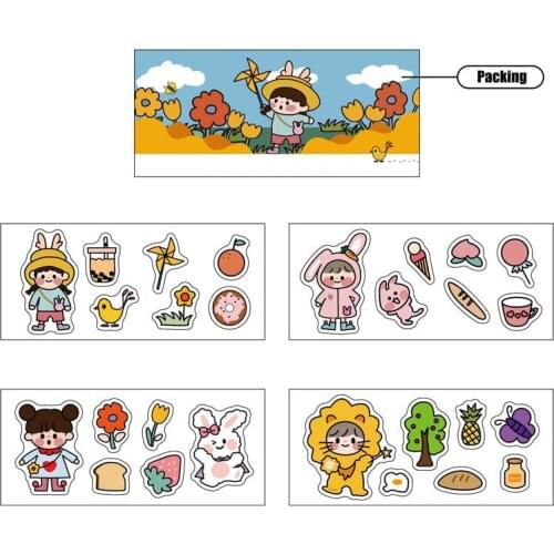 Cute Cartoon Anime Stickers Waterproof Skateboard Travel Suitcase Phone Laptop Luggage Notebook Stickers Kids Girls Toys