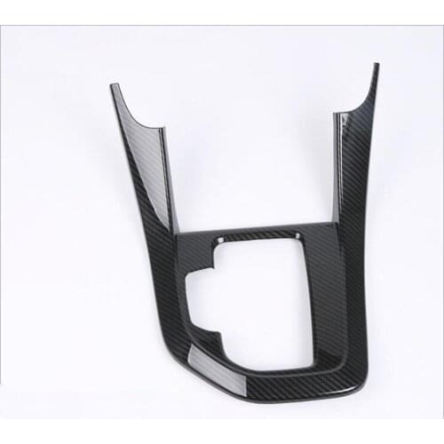 For Hyundai ix35 2018 1PC ABS Chrome Carbon Fiber Car Gear Shift Knob Sticker Panel Frame Cover Trim Car Styling Accessories