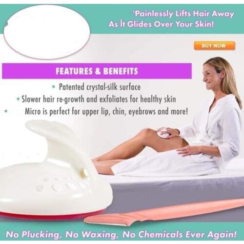 New Nina Silk Hair Remover Advanced Absorbent Crystal Silk Surface Tool Drop Shipping