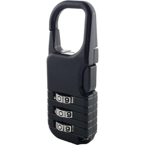 Anti-theft Combination Travel Suitcase Luggage Padlock Digit Push Password Lock Zinc Alloy Coded Lock Cupboard Cabinet Locker Pa