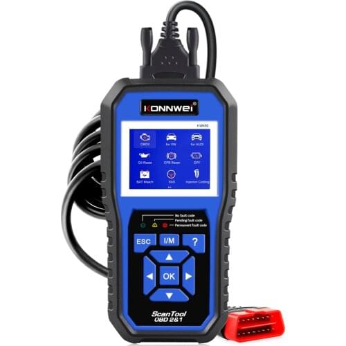 KONNWEI KW450 Auto Full System Scanner Code Reader OBD2 Diagnostic Tool For VAG VW Audi Cars German English Airbag Oil Reset