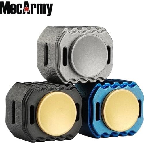 MecArmy GP6 Titanium Fidget Spinner Stainless steel hybrid bearings For daily carrying Reduce stress irritability gadgets