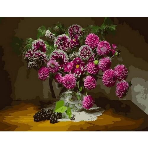 Frameless painting by numbers diy picture oil painting on canvas for home decor animal painting 4050cm new