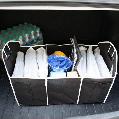 Car Trunk Storage Box Extra Large Collapsible Organizer Car Trunk Supplies Organizer Storage Bag Car Accessories