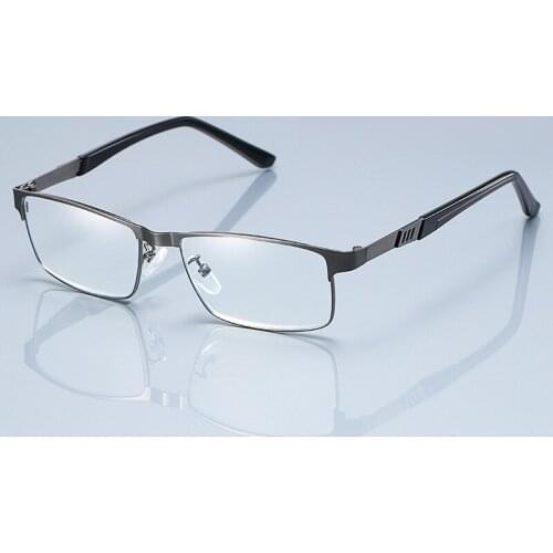 YCCRI New Mens and Womens Business Reading Glasses, Ladies Anti-blue Light Stainless Steel Reading Glasses +1.0 To 4.0
