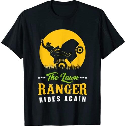 Funny Lawn Mower T Shirt I Garden Officer Gift T-Shirt Design Custom Tops Tees Funny Cotton Men Top T-Shirts