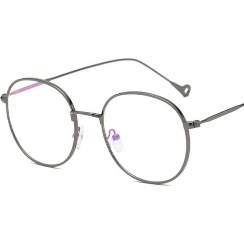2021 Vintage Round Glasses frame retro Female Brand Designer gafas De Sol Spectacle Plain eye Glasses Gafas eyeglasses eyewear