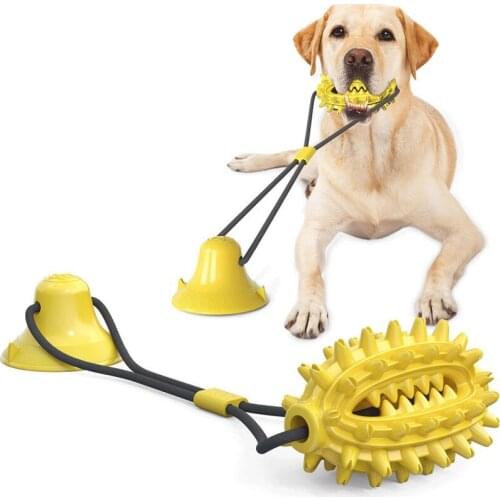 Pet Dog Teeth Brushing Cleaning Massage Toothbrush Stick Pet Chew Toys Dogs Nontoxic Natural Rubber Dental Care Sticker Products