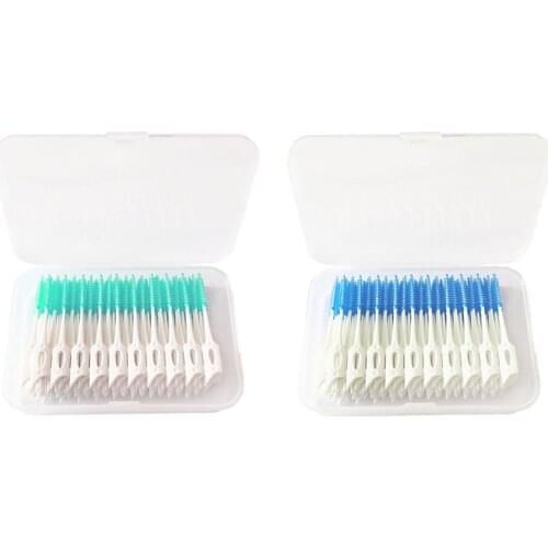 160 Pcs Interdental Brush Tooth Pick Flosser Toothpick Sticks