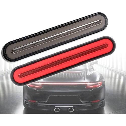 2PCS Sequential Turn Signal Lights for Car Auto 3 In1 Neon Directional LED Lamp Trailer Truck Additional Brake Tail Light