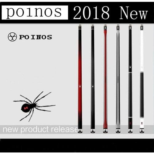 2018 New Arrival POINOS 1/2 Pool Cue Sticks 11.5mm/13mm Tip Billiard Cues Stick Billiards Cue Pool Stick China