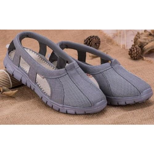 3color yellow/brown/gray unisex Summer net surface buddhism Monk shoes Buddhist lay meditation lohan Arhat abbot nun sandals