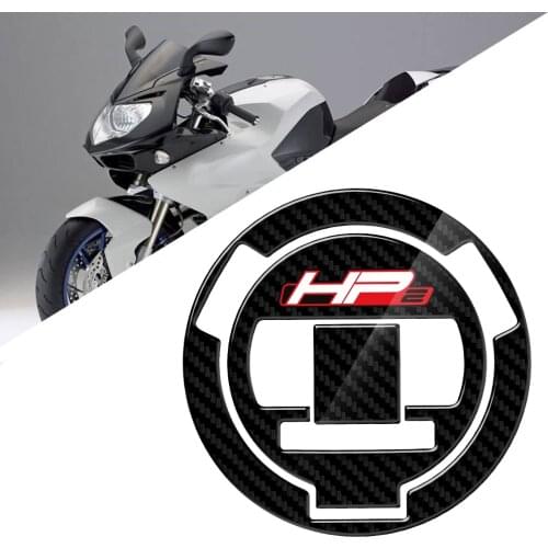For BMW HP2 3D Carbon Fiber Appearance Sticker Fuel Tank Cover Covering Pad Motorcycle Fuel Tank Cover Decal