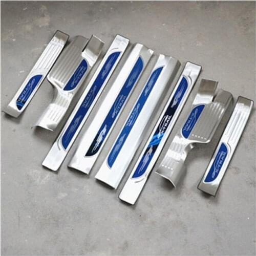 ACCESSORIES FIT FOR NISSAN X-TRAIL XTRAIL T32 Door Scuff Sill Plates Kick Step Entry Trim Cover Plate 2017 2018