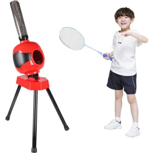 Badminton Automatic Serve Machine Childrens Badminton Trainer Portable Badminton Training Machine Best Gift for Kid Y