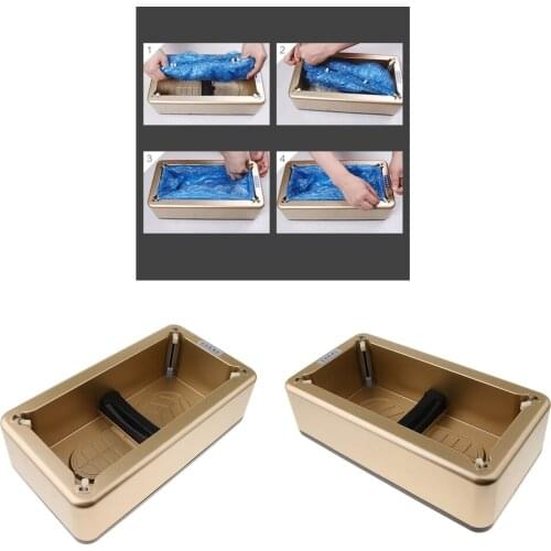 2Pcs Automatic Shoe Covers Dispenser Waterproof For Home Office