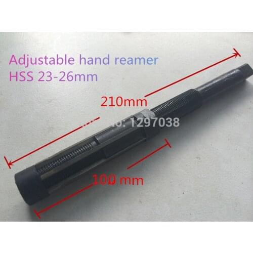 Free shipping Adjustable hand reamer HSS 23-26mm