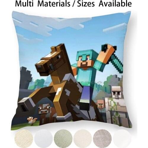 Pillow Case Throw Pillow Cover Cotton Linen Flax Creative Trending Vintage Gift Small Big Size Pillowcase