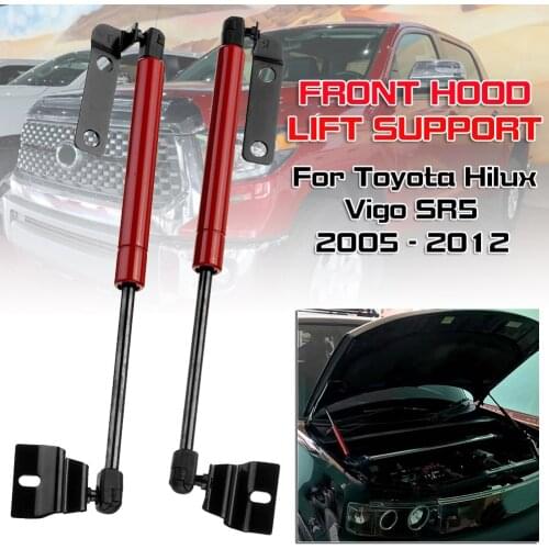 For Toyota Hilux Vigo SR5 2005 2006 - 2012 2X Front Engine Cover Bonnet Hood Shock Lift Struts Bar Support Arm Gas Hydraulic