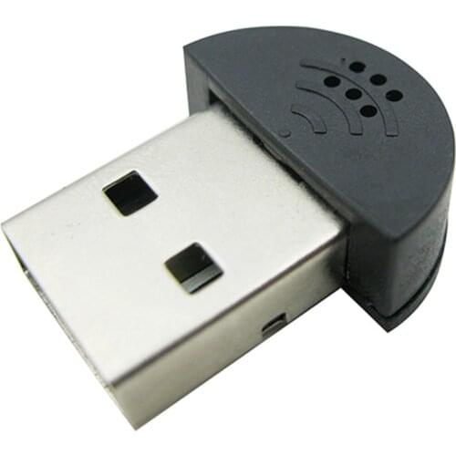 Hot Sale Mini USB Microphone For Laptop Desktop PC Skype Voice Recognition Software Computer Microphones GDeals