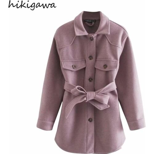 Женские пальто с воротником HIKIGAWA China At AliExpress