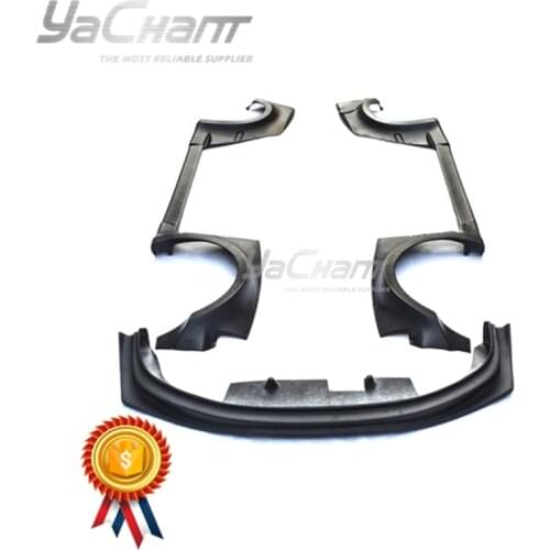 FRP Fiber Glass M&M Style Wide Body Kit Fit For 1996-2000 Civic EK Hatchback Racing Hyper Lip Fender Flare Side Skirt