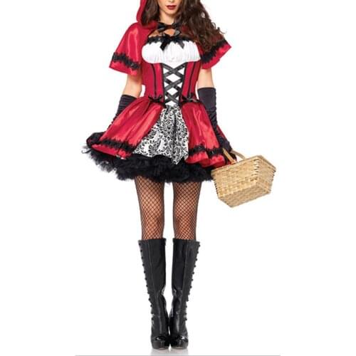 Little Red Riding Hood costume Plus Size Foreign Game Uniform Halloween Ladies Role-playing For Ladies
