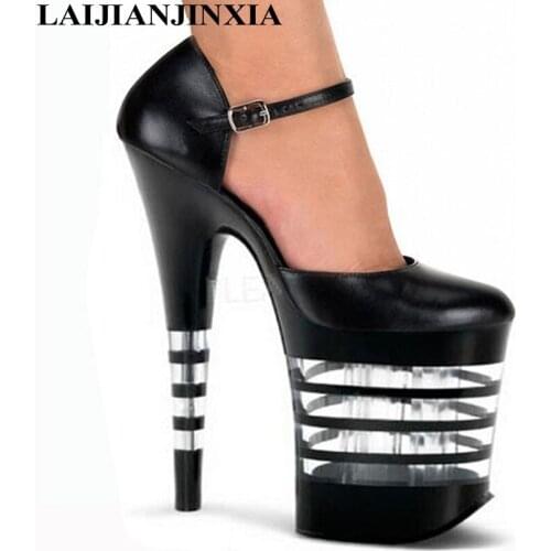 New 20cm female high-heeled shoes, sexy bridal party thick heels, high heels Dance Shoes